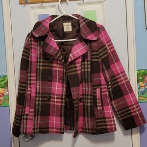 Kids Double Breasted Coat